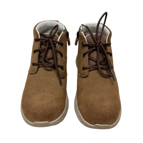 Like new! UGG K Canoe III Weather suede Chukka boots, waterproof, tan, kids13 - Picture 6 of 13